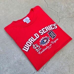 Detroit Tigers vs Cardinals Mens Size 2XL 2006 Graphic Print Longsleve t-shirt